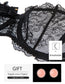 Women's Sheer Floral Lace Balconette Bra – Unlined Underwire Half-Cup Lingerie - Harmony Haven - Essentials