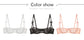 Women's Sheer Floral Lace Balconette Bra – Unlined Underwire Half-Cup Lingerie - Harmony Haven - Essentials