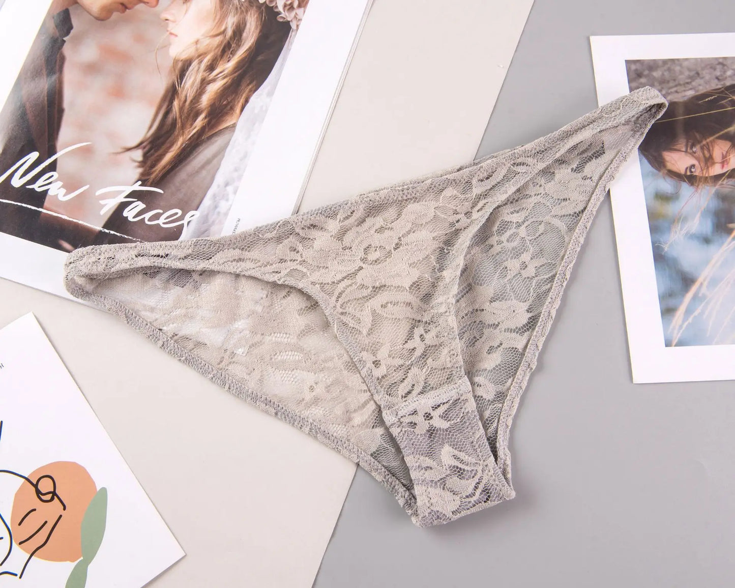Women's Sexy Lace Panties – Soft Breathable Low-Waist Briefs - Harmony Haven - Essentials