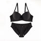 Women’s Sexy Lingerie Set – Detachable Strap Push Up Bra & Panty Set - Harmony Haven - Essentials