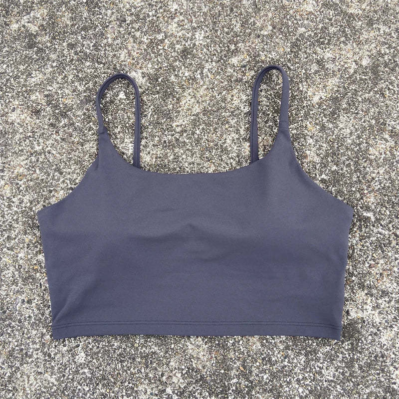 Women's Backless Sports Bra – High-Impact Yoga Workout Crop Tank Top - Harmony Haven - Essentials