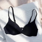 Women's Seamless Wireless Gather Bralette – Ultra-Comfort 3/4 Cup Padded Bra - Harmony Haven - Essentials