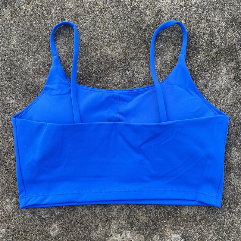 Women's Backless Sports Bra – High-Impact Yoga Workout Crop Tank Top - Harmony Haven - Essentials