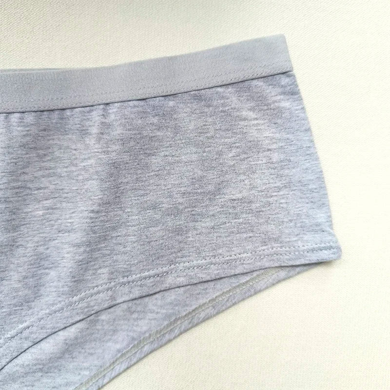 Women's Cute Printed Cotton Briefs – Low-Rise Breathable Hipster Panties - Harmony Haven - Essentials