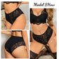 2-Piece Plus Size Lace Panties Set – Luxury Embroidery High-Rise Briefs - Harmony Haven - Essentials