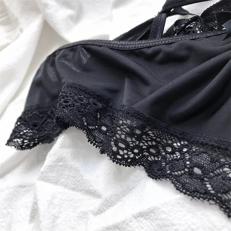 Women's Hollow-Out Lace Thong – Sexy Breathable Seamless G-String - Harmony Haven - Essentials