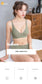 Women's Seamless Leopard Print Bra – Wireless 3/4 Cup Push-Up Bralette - Harmony Haven - Essentials