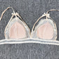 Women's French Lace Bralette – Sheer Floral Wireless Triangle Bra - Harmony Haven - Essentials
