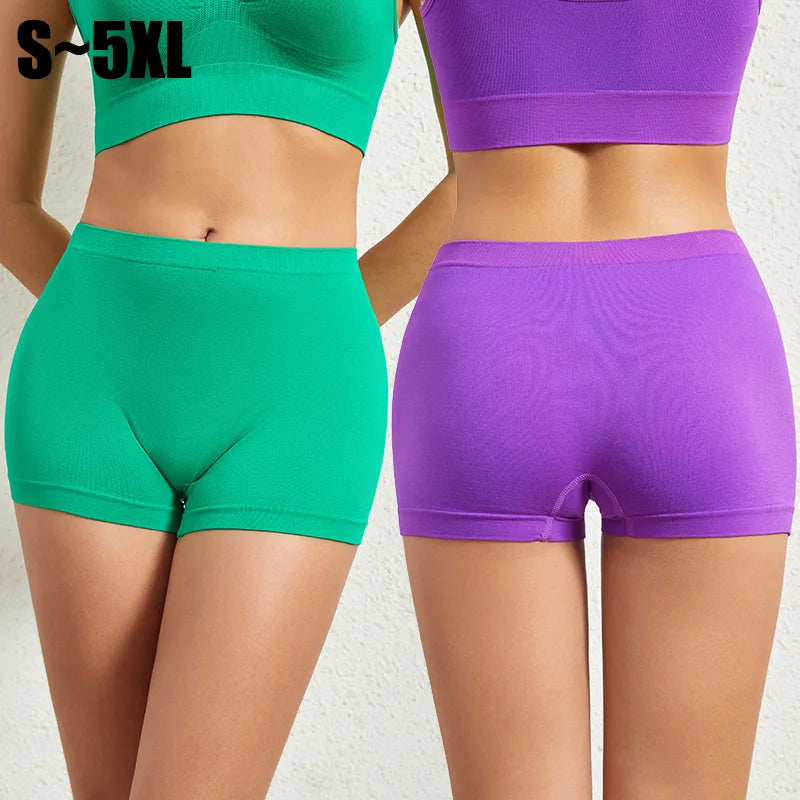 Women's Seamless Boyshort Panties – Anti-Chafing Smooth Safety Shorts - Harmony Haven - Essentials