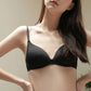 Women's Seamless Wireless Gather Bralette – Ultra-Comfort 3/4 Cup Padded Bra - Harmony Haven - Essentials