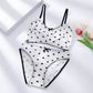 Women's Ultra-Thin Sheer Lace Bra & Panty Set – Wire-Free Unlined Lingerie - Harmony Haven - Essentials