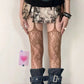 Women's Floral Mesh Fishnet Tights – Elegant Purple Sheer Stockings - Harmony Haven - Essentials