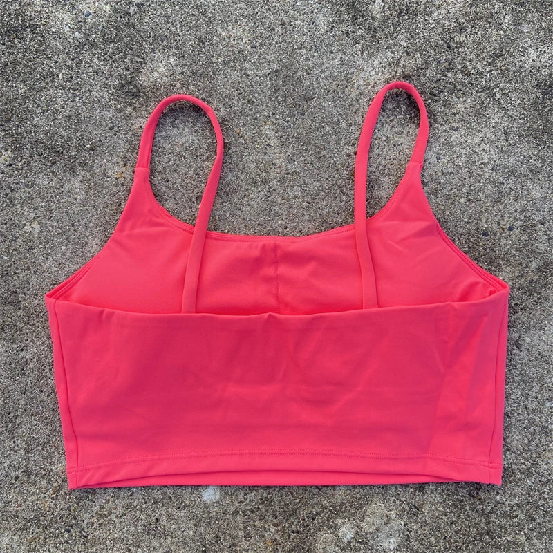 Women's Backless Sports Bra – High-Impact Yoga Workout Crop Tank Top - Harmony Haven - Essentials