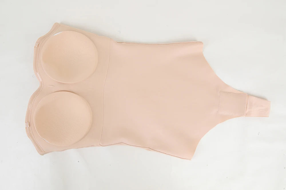 Plus Size Strapless Thong Bodysuit – Seamless Firm Tummy Control Shapewear - Harmony Haven - Essentials