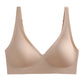 Women's Seamless Leopard Print Bra – Wireless 3/4 Cup Push-Up Bralette - Harmony Haven - Essentials