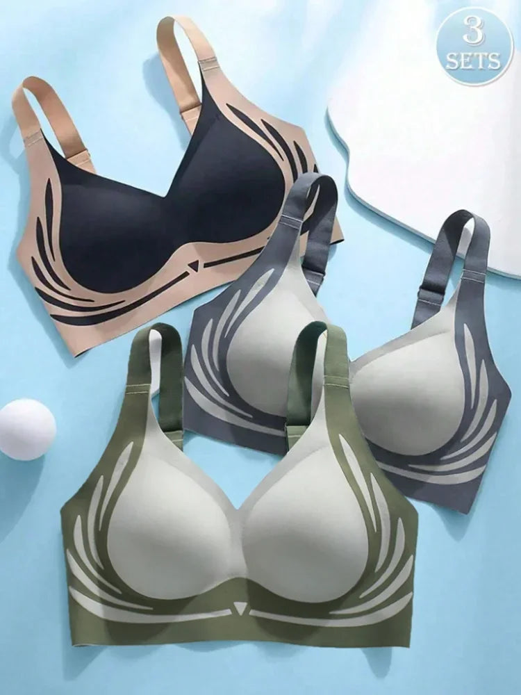 Women’s Wireless Lace Bralette – Sexy Push Up Everyday Comfort Bra - Harmony Haven - Essentials