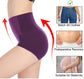 Women's Embroidered High-Waisted Cotton Briefs – Breathable Full-Coverage Everyday Underwear - Harmony Haven - Essentials