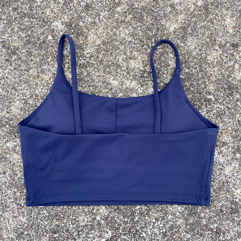Women's Backless Sports Bra – High-Impact Yoga Workout Crop Tank Top - Harmony Haven - Essentials