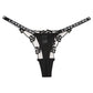 Women’s Sheer Lace Thong Panties – Transparent Mesh Embroidery Low Rise Underwear - Harmony Haven - Essentials