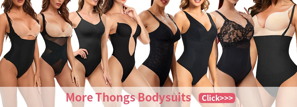 Women's Backless Tummy Control Shapewear Bodysuit – Medium Compression Hourglass Shaper - Harmony Haven - Essentials