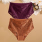 2-Piece Plus Size Lace Panties Set – Luxury Embroidery High-Rise Briefs - Harmony Haven - Essentials