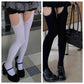 Women's White Suspender Thigh-High Stockings – 2-Piece Faux Garter Belt Tights Set - Harmony Haven - Essentials