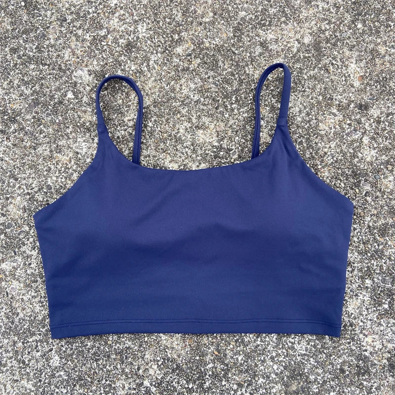 Women's Backless Sports Bra – High-Impact Yoga Workout Crop Tank Top - Harmony Haven - Essentials