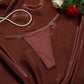 Women’s Heart Decor Thong Panties – Sexy Low Waist Lace Underwear - Harmony Haven - Essentials