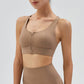 High-Impact Front-Zipper Sports Bra | Shockproof Wireless Gym & Yoga Vest - Harmony Haven - Essentials