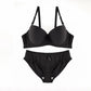 Women’s Sexy Lingerie Set – Detachable Strap Push Up Bra & Panty Set - Harmony Haven - Essentials