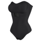 Plus Size Strapless Thong Bodysuit – Seamless Firm Tummy Control Shapewear - Harmony Haven - Essentials