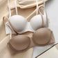 Women's Seamless Push-Up Bralette – Wireless Half-Cup Convertible Bra - Harmony Haven - Essentials
