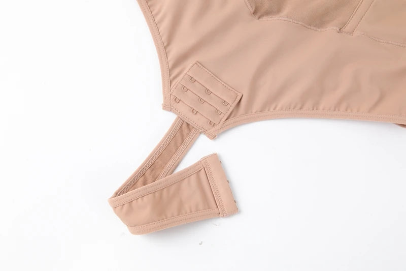 Women's Backless Tummy Control Shapewear Bodysuit – Medium Compression Hourglass Shaper - Harmony Haven - Essentials