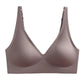 Women's Seamless Leopard Print Bra – Wireless 3/4 Cup Push-Up Bralette - Harmony Haven - Essentials