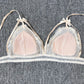 Women's French Lace Bralette – Sheer Floral Wireless Triangle Bra - Harmony Haven - Essentials