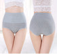 Women's Embroidered High-Waisted Cotton Briefs – Breathable Full-Coverage Everyday Underwear - Harmony Haven - Essentials