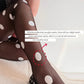 Women's Bold Polka Dot Sheer Tights – Retro Mesh Fashion Stockings - Harmony Haven - Essentials