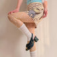 Women's Bold Polka Dot Sheer Tights – Retro Mesh Fashion Stockings - Harmony Haven - Essentials