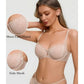 Women's Lace Balconette Bra – Sexy Underwire Push-Up Lingerie - Harmony Haven - Essentials