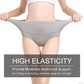 Women's Embroidered High-Waisted Cotton Briefs – Breathable Full-Coverage Everyday Underwear - Harmony Haven - Essentials